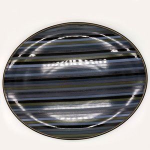 Denby Jet Stripes Large Oval Platter